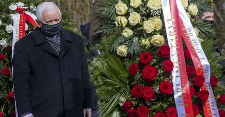Jarosław Kaczyński uczci 11. rocznicę pogrzebu brata i jego żony