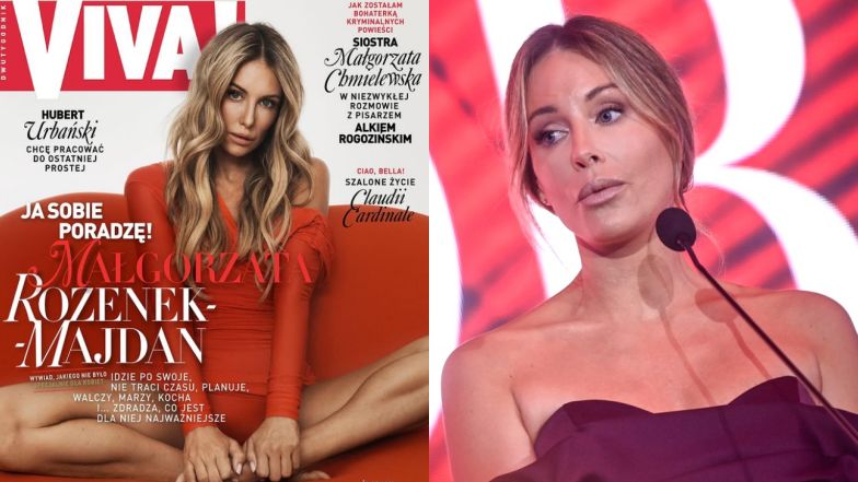 Internauci psioczą na nową okładkę z Małgorzatą Rozenek 