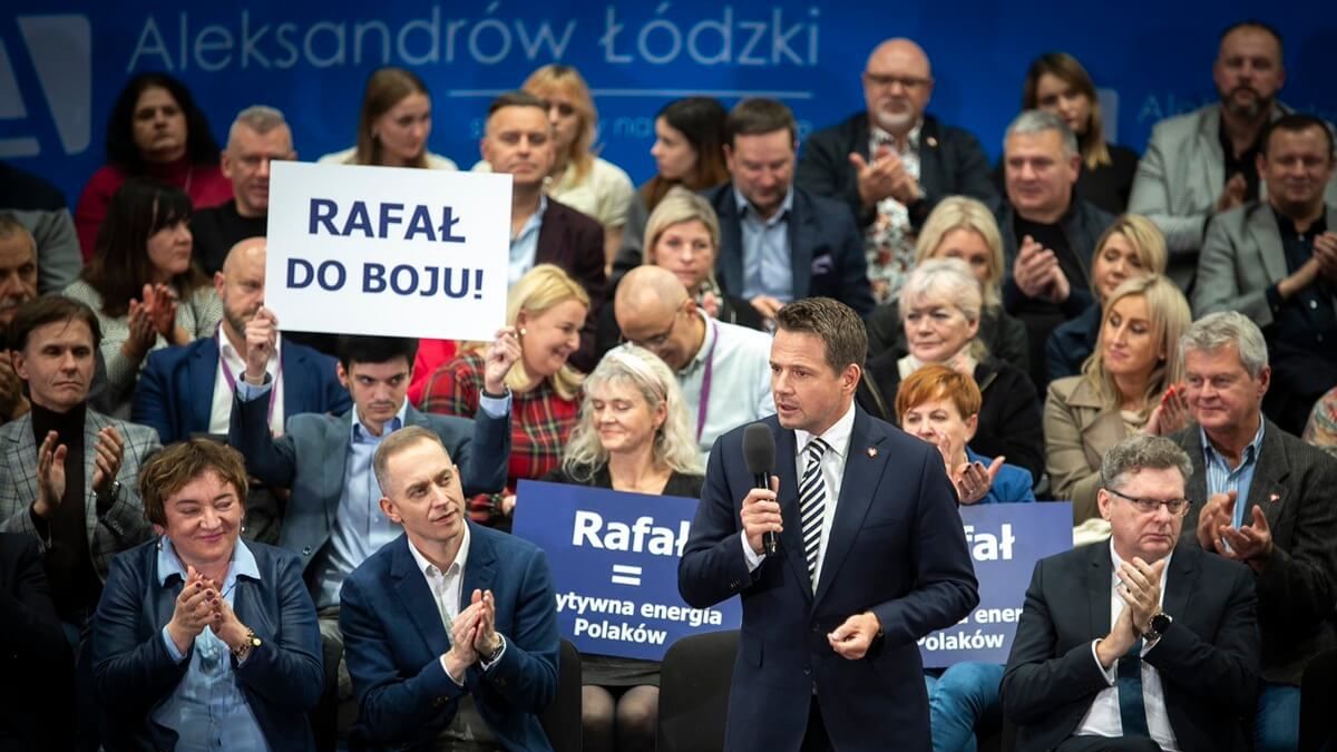 Wystąpienie Rafała Trzaskowskiego w Aleksandrowie Łódzkim