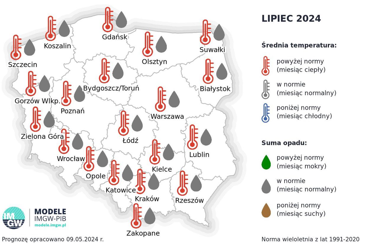 Tegoroczne lato ma być upalne