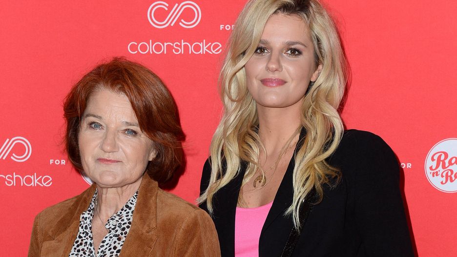 Maria Winiarska z córką Zofią Zborowską