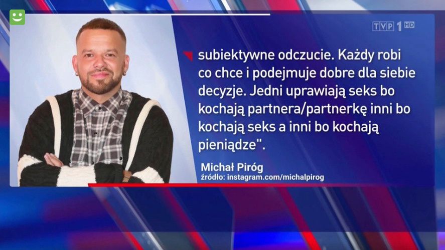 Michał Piróg bohaterem reportażu TVP o "hejcie" na Agustina Egurrolę