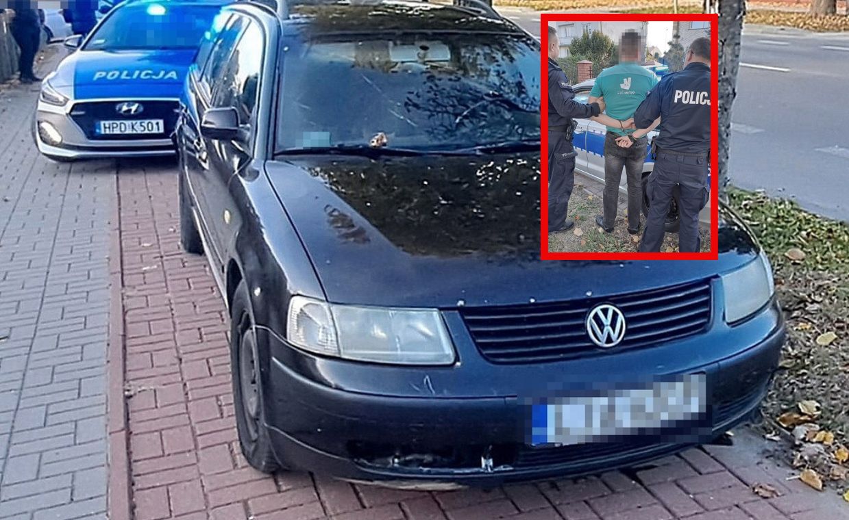 Wpadł po kradzieży auta. To był wierzchołek góry zarzutów