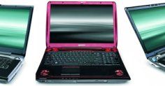 Trzy różne nowe notebooki z linii Toshiba Qosmio