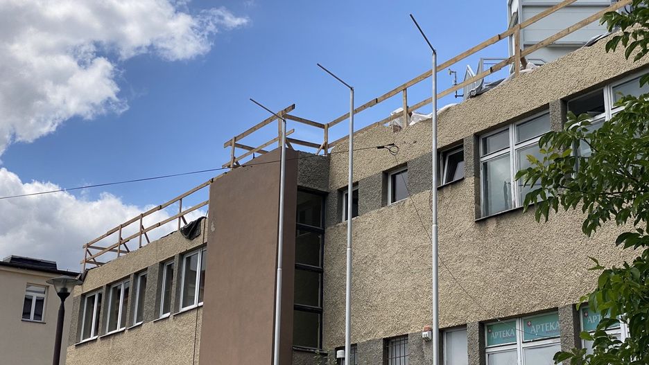 Rozbudowa budynku administracji szpitala w Bochni