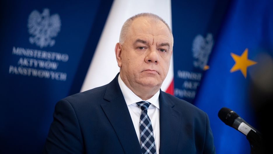 Polish Politics And More (archives 2016-2022)Jacek Sasin in Warsaw, Poland on March 29, 2022 (Photo by Mateusz Wlodarczyk/NurPhoto via Getty Images)NurPhotopolish minister for state assets, warszawa, polska, polish, illustrations, picture, photo