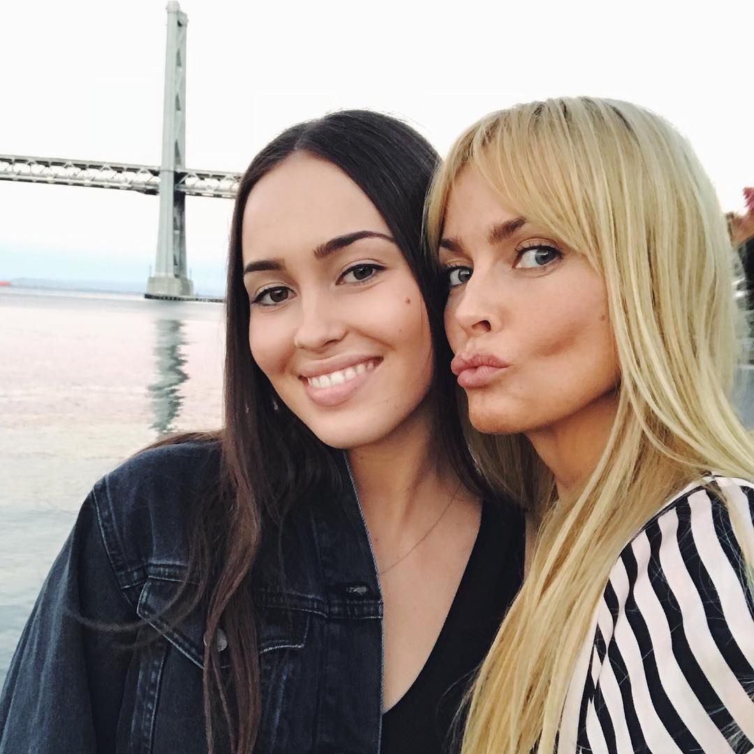 Izabella Scorupco z córką