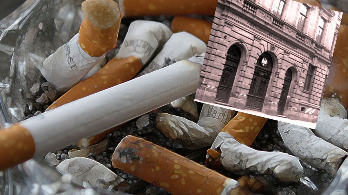 Zakaz palenia papierosów przed budynkiem krakowskiego liceum