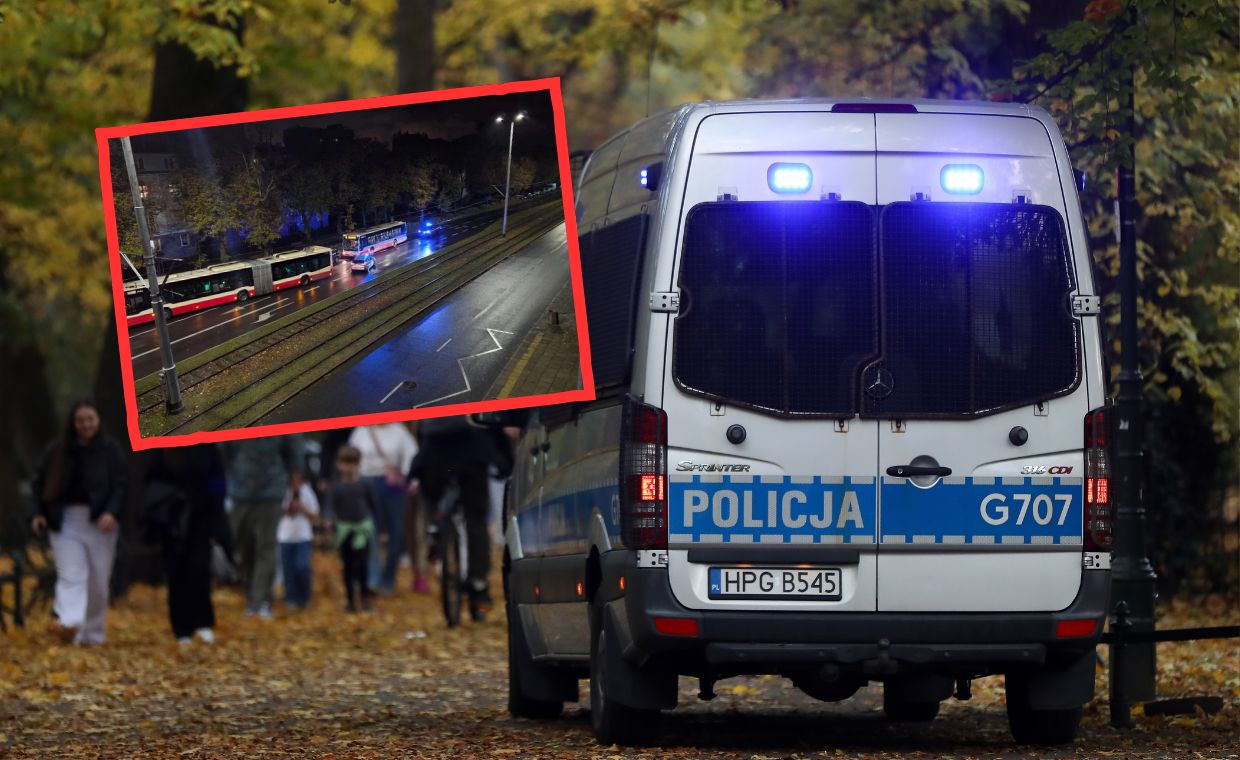 wiadomości,aktualności,WP Wiadomości Pijany kierowca jechał przez Gdańsk. Drogę zajechały mu autobusy