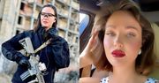 Była Miss Ukrainy pozuje z bronią na ulicach Kijowa (FOTO)