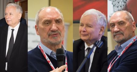 Zadowolony Kaczyński i skupiony Macierewicz debatują na zjeździe "Gazety Polskiej" (ZDJĘCIA)