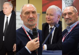 Zadowolony Kaczyński i skupiony Macierewicz debatują na zjeździe "Gazety Polskiej" (ZDJĘCIA)