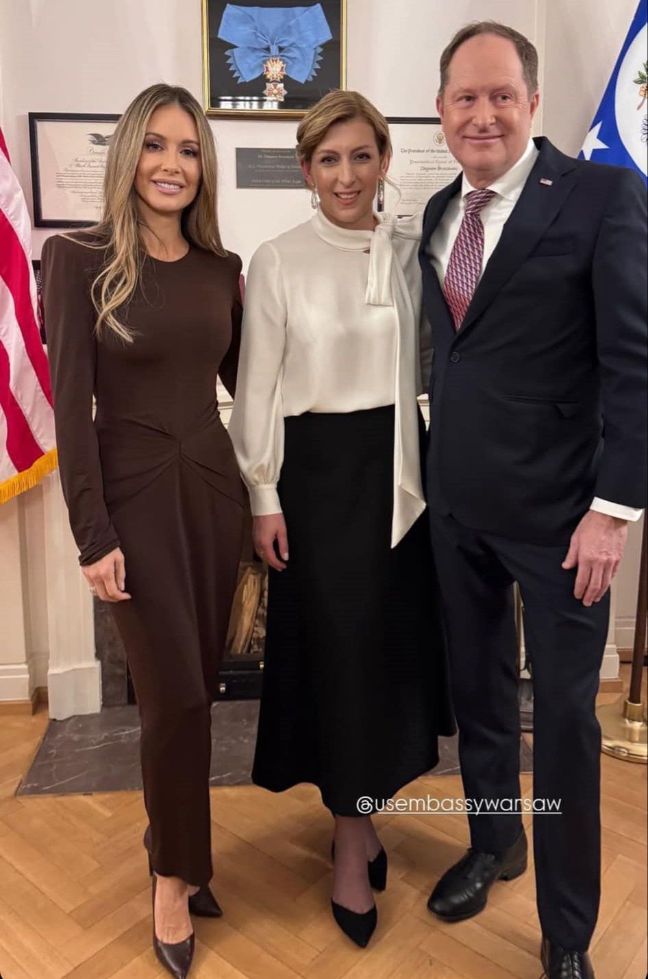 Małgorzata Rozenek na przyjęciu u ambasadora USA w Warszawie