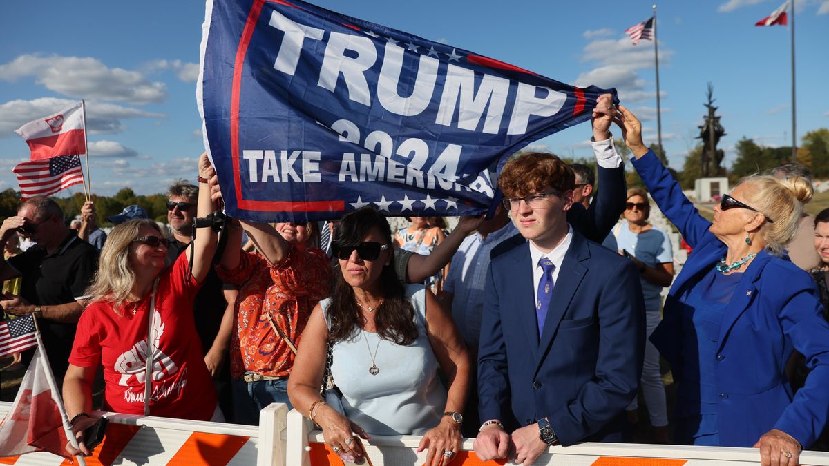Część Polonii w USA popiera Donalda Trumpa. Na zdjęciu 