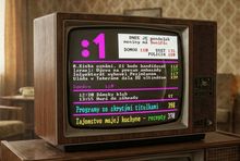 Teletekst słowackiej telewizji (zdjęcie Gemini AI)