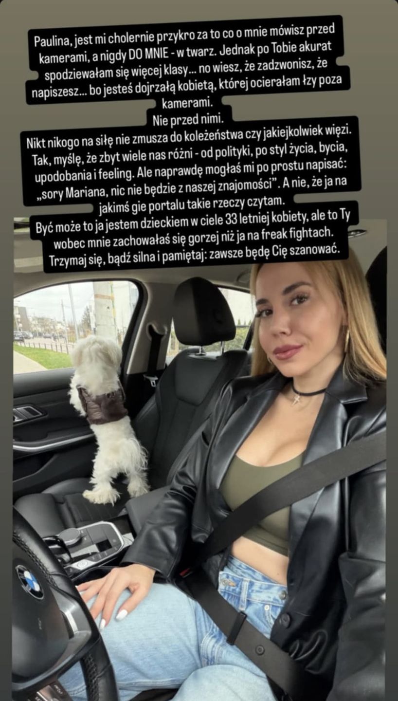 Marianna Schreiber odpowiada Paulinie Smaszcz