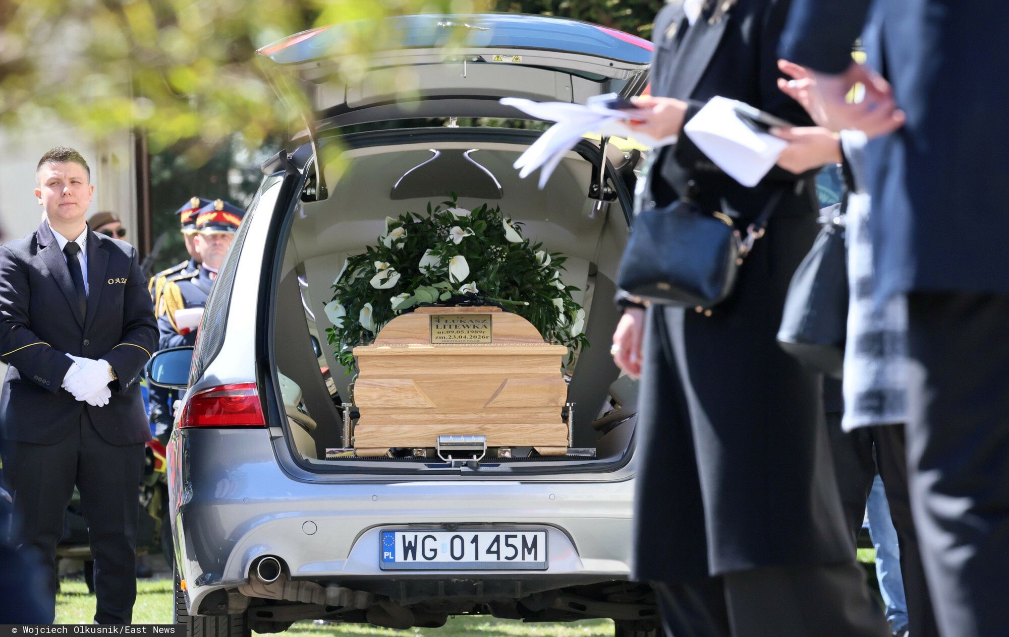 Uroczystości pogrzebowe Łukasza Litewki