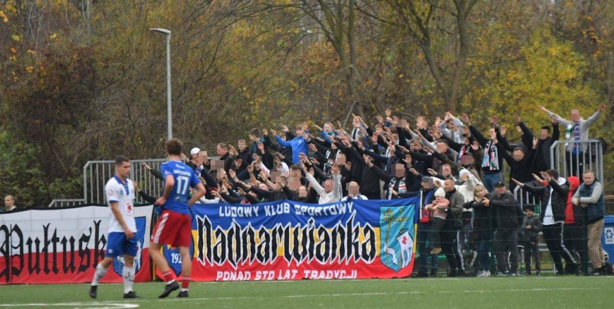 Pułtusk: Kibicowski transparent zatrzymał mecz