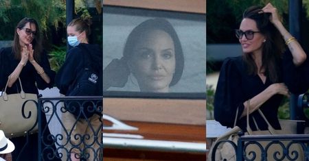 Angelina Jolie podróżuje wodną taksówką po Wenecji w towarzystwie 15-letniej Shiloh (ZDJĘCIA)