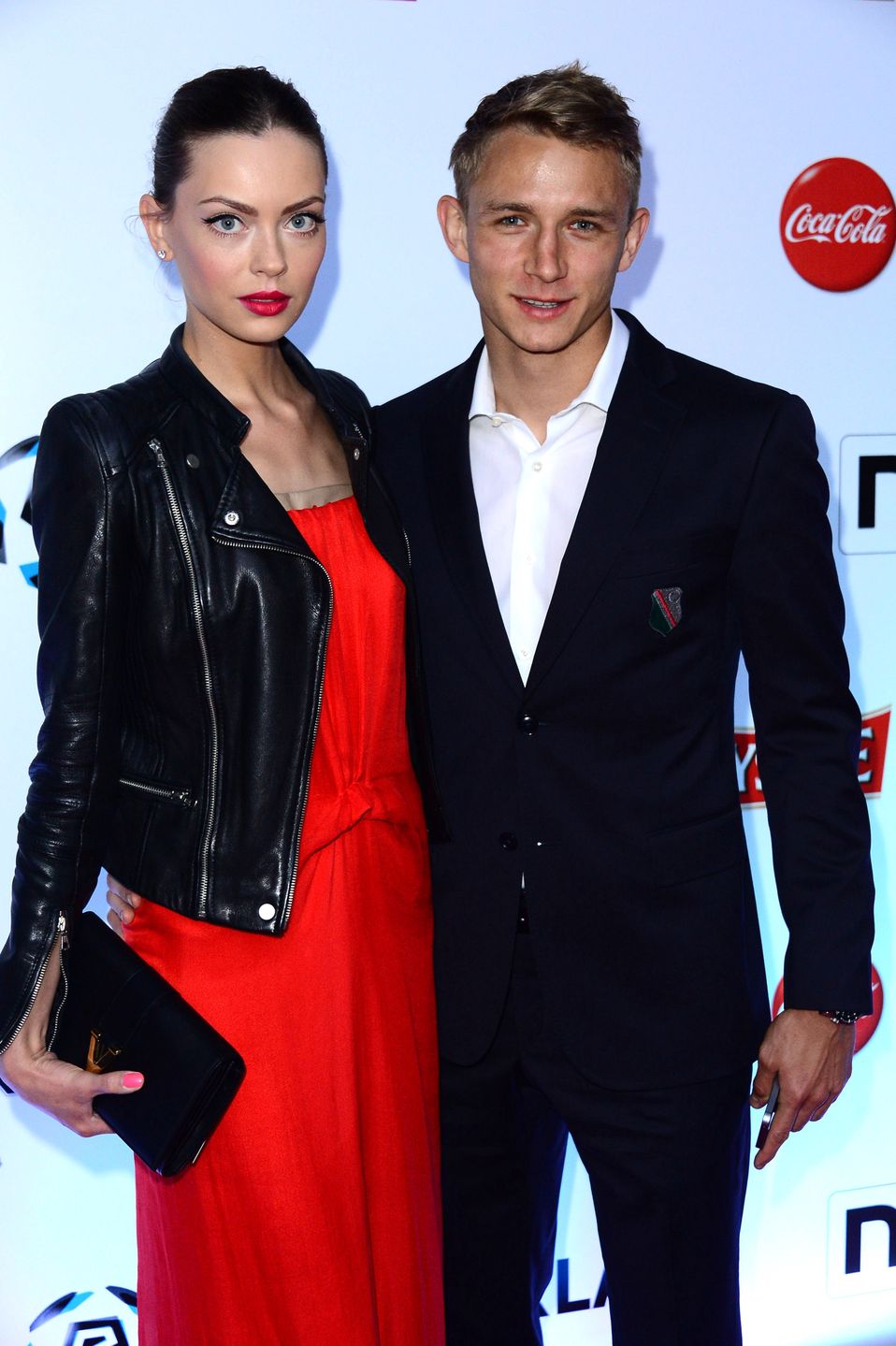 Jakub Rzeźniczak (przed operacją nosa) i Edyta Zając, 2013 rok
