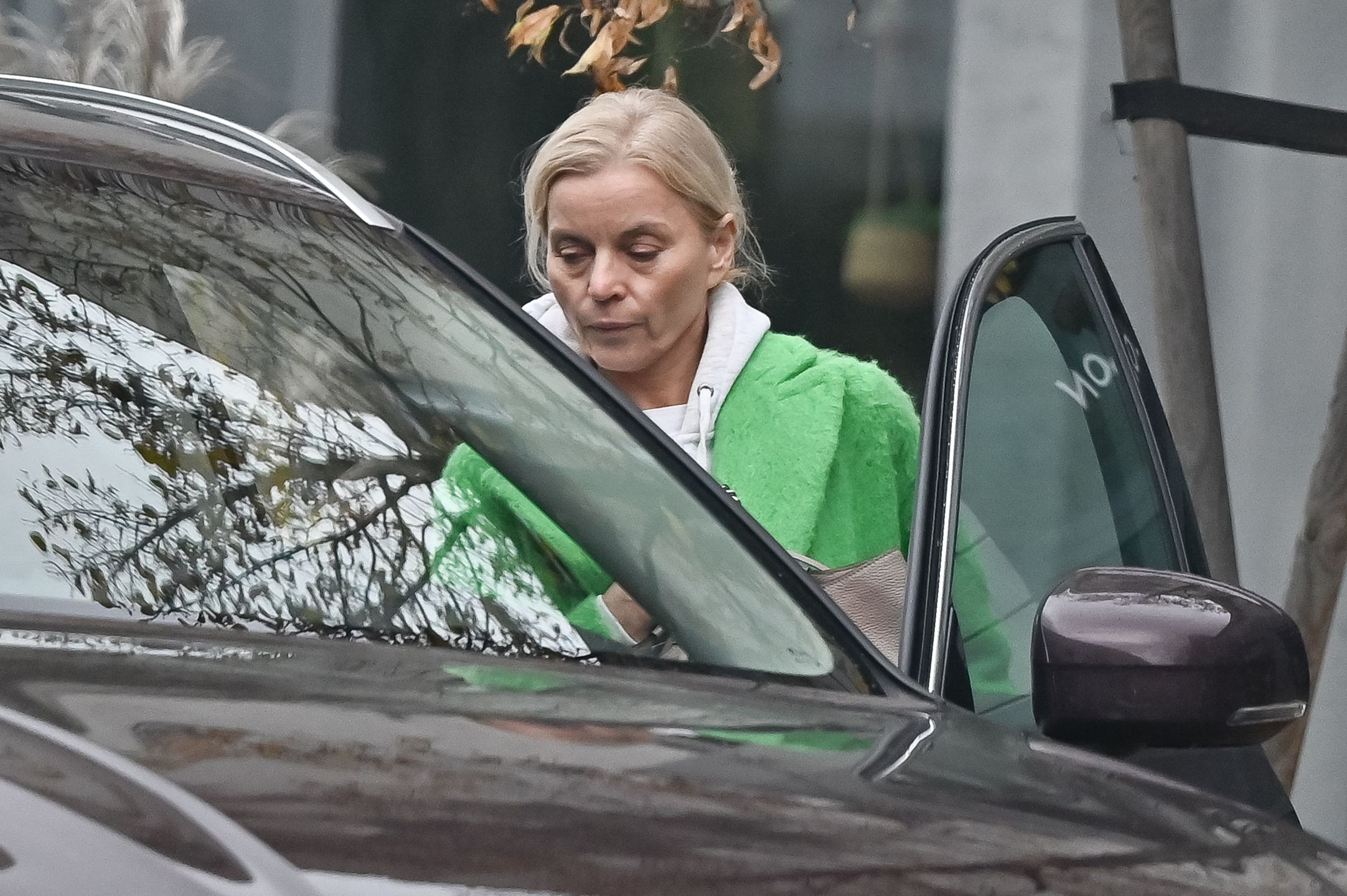Małgorzata Foremniak widziana na zakupach na warszawskim Powiślu