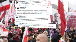 Marsz PiS w Warszawie. Fala komentarzy