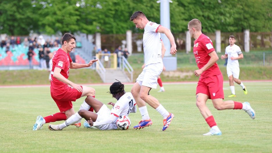 Fragment meczu Lechia - Broń