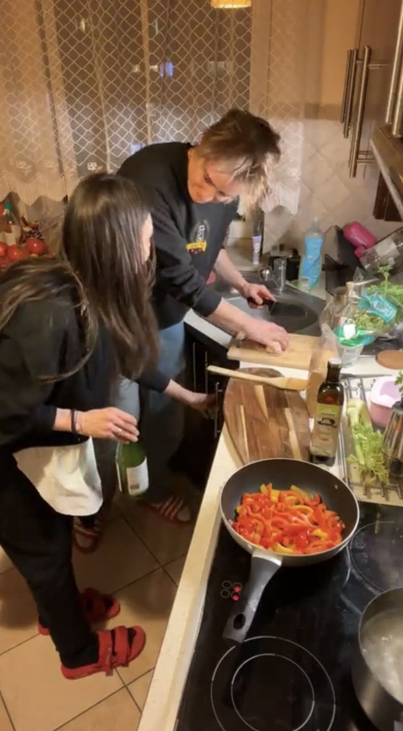 Wspólne gotowanie Katarzyny Zillmann i Janji Lesar