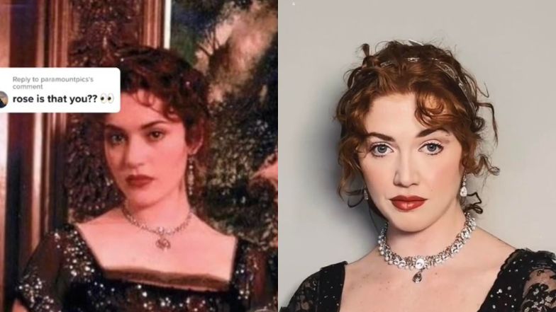 Kate Winslet ma sobowtóra. Ta tiktokerka do złudzenia przypomina Rose z "Titanica"! (ZDJĘCIA)