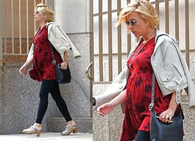 Scarlett Johansson w zaawansowanej ciąży! (ZDJĘCIA)