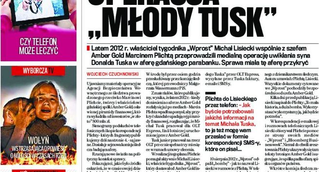 „Gazeta Wyborcza” ujawnia rozmowy Michała Lisieckiego i szefa Amber Gold. „Włączę w to ‘Wprost’”
