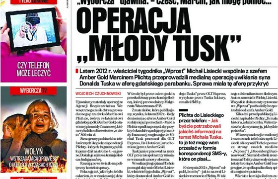 „Gazeta Wyborcza” ujawnia rozmowy Michała Lisieckiego i szefa Amber Gold. „Włączę w to ‘Wprost’”
