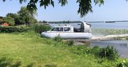 Polski poduszkowiec PRC-650. Przedostanie się przez bagno i kruchy lód