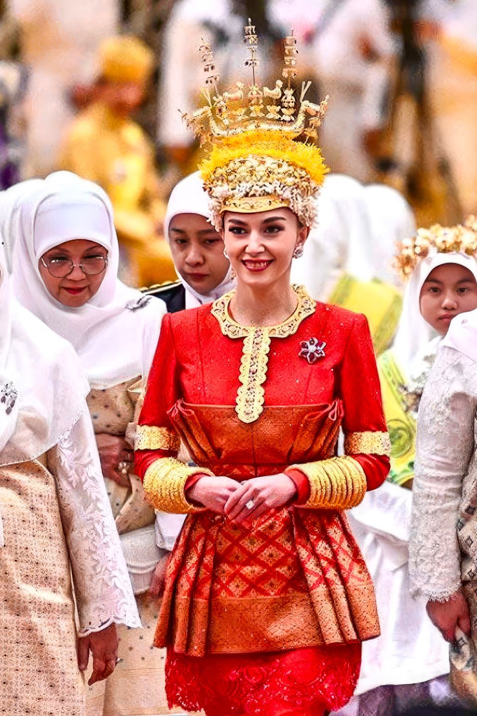 Ślub syna sułtana Brunei, księcia Abdula Mateena i Anishy Isy Kalebic