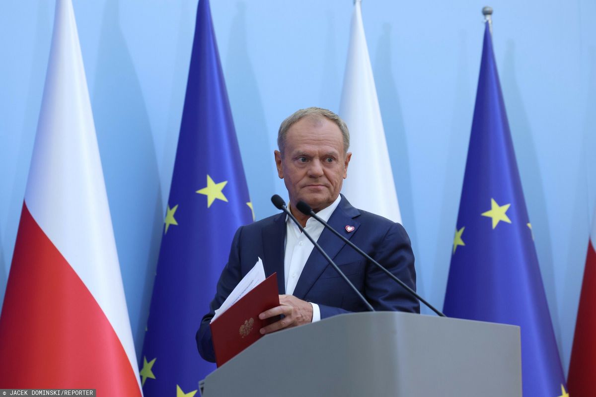 Tusk zabrał głos. Mówił o wyłudzaniu. Padła kwota 100 mld złotych