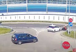 Instruktor wjechał w kursanta. Kuriozalne nagranie podbija sieć