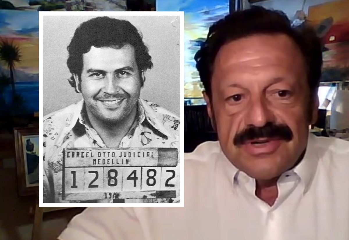 Phillip Witcomb usłyszał, że jest synem Pablo Escobara w 1989 r.