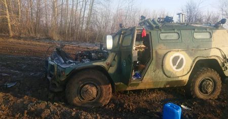 W pobliżu Czernihowa zniszczono kolejną kolumnę wojsk rosyjskich