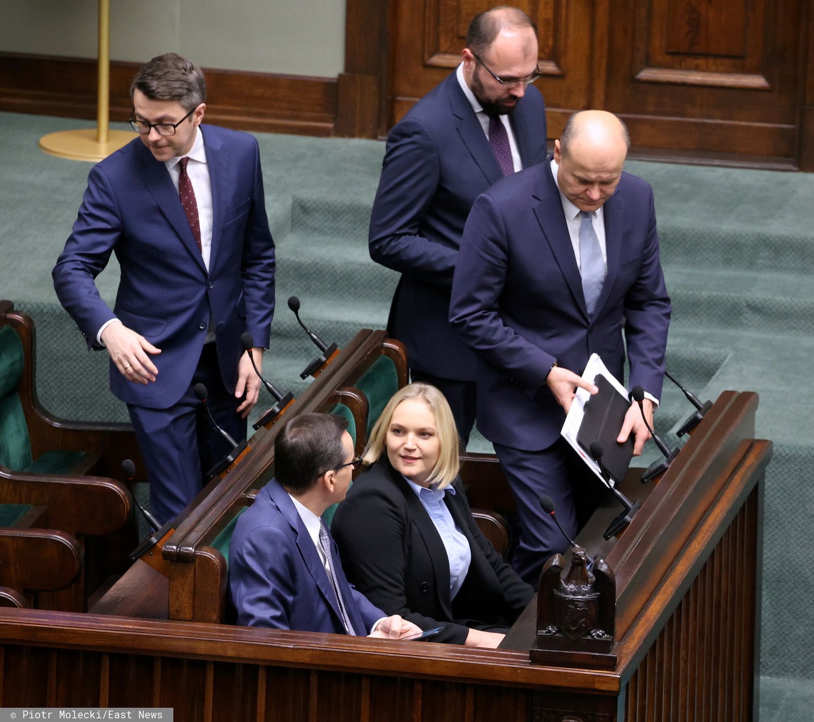 Dominika Chorosińska i Mateusz Morawiecki