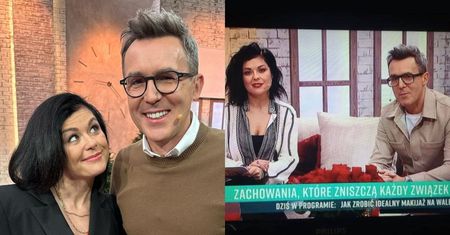 Katarzyna Cichopek i Maciej Kurzajewski w walentynkowym wydaniu "PnŚ". Mówili o "zachowaniach, które zniszczą związek"... (FOTO)