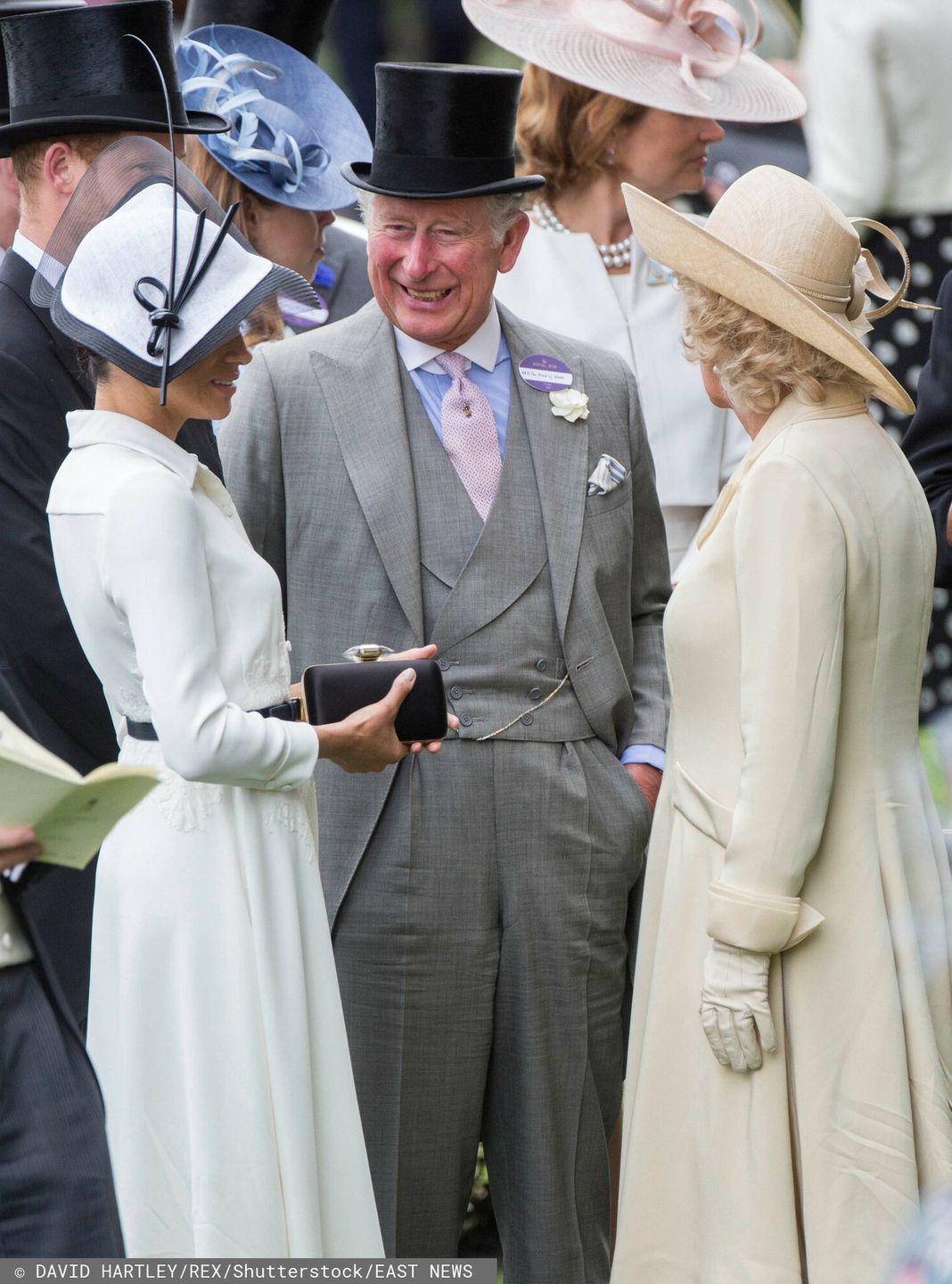 Meghan Markle, król Karol III i królowa małżonka Camilla