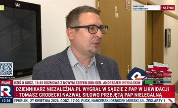 Dziennikarz mediów Sakiewicza wygrywa w sądzie z PAP