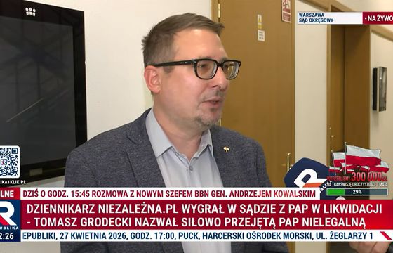 Dziennikarz mediów Sakiewicza wygrywa w sądzie z PAP