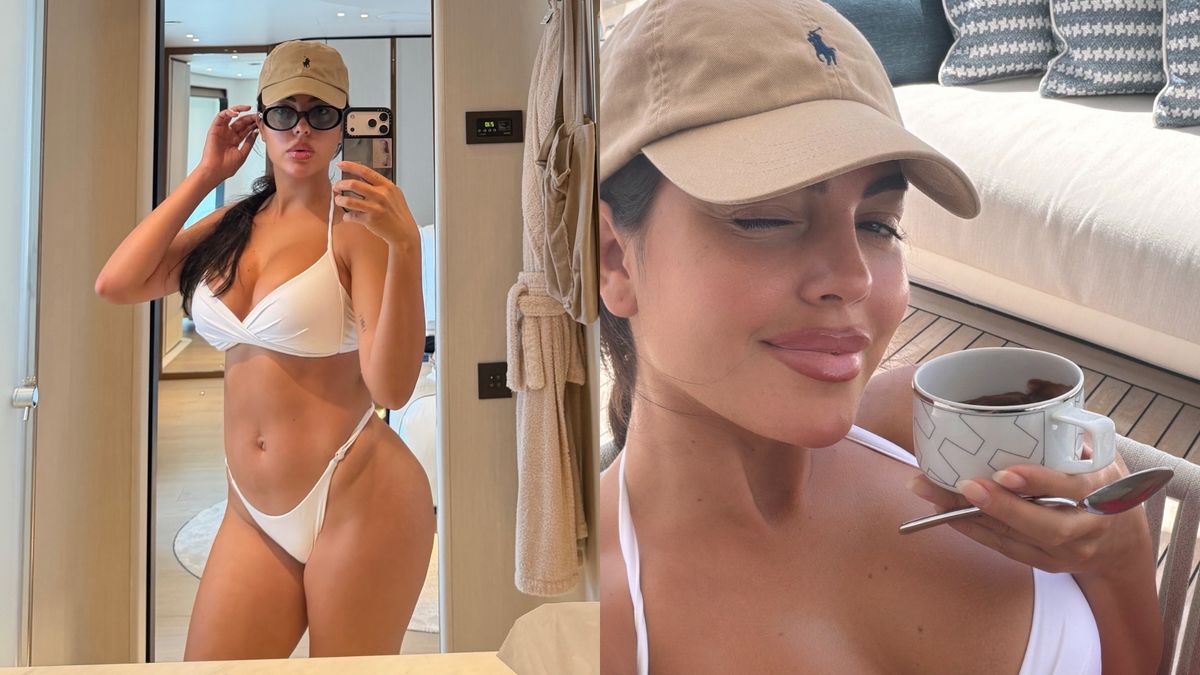 Georgina Rodriguez pręży się w bikini i rozprawia o "idealnym" ciele
