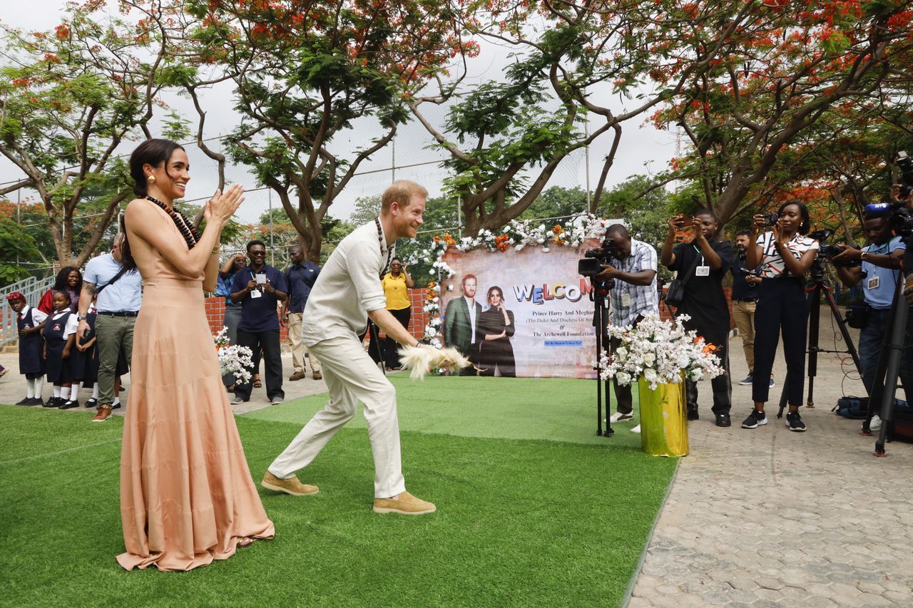 Prince Harry and Meghan Markle visit Nigeria