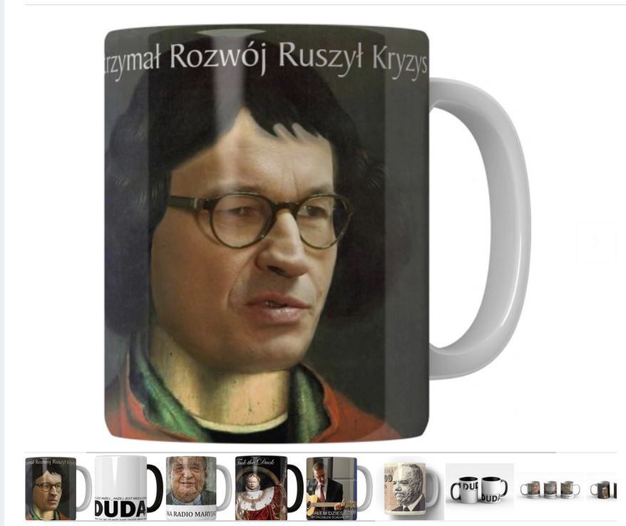 Na zdjęciu kubki dostępne na aukcji