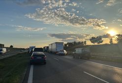 Pożar samochodu na A2. Doszło do samozapłonu
