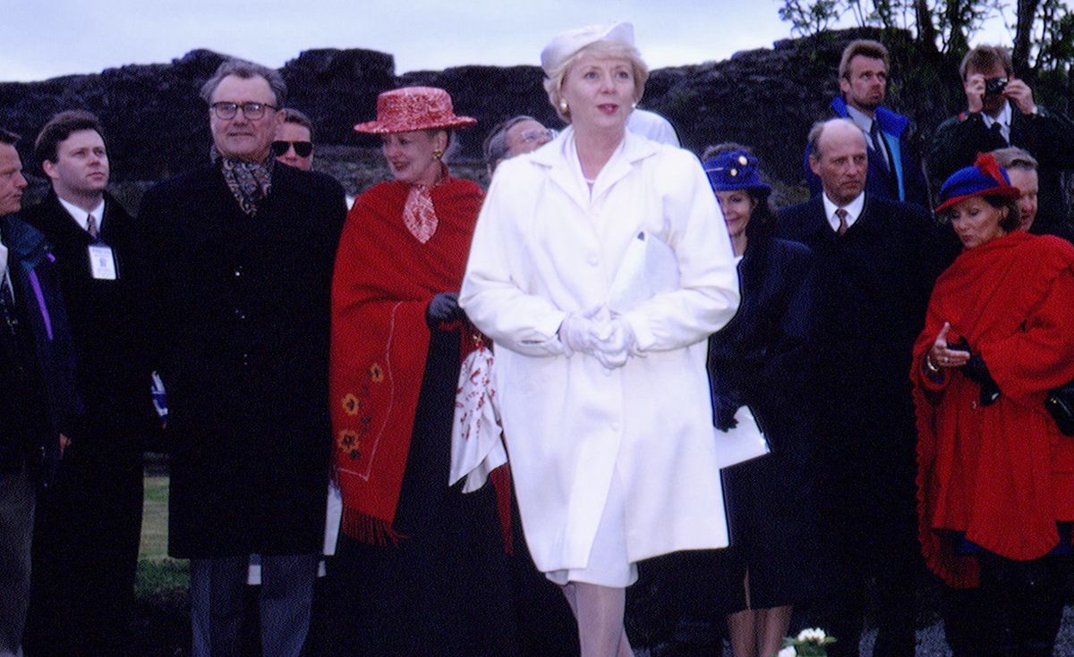 Vigdis Finnbogadottir była prezydentką Islandii w latach 1980–1996 