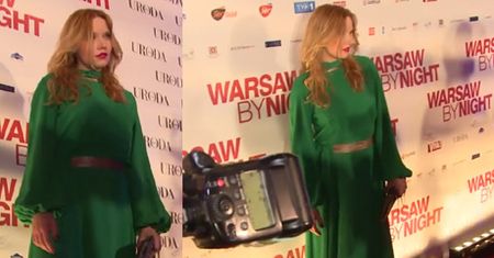 Gąsiorowska w zielonej sukni! Pasuje jej ten kolor?