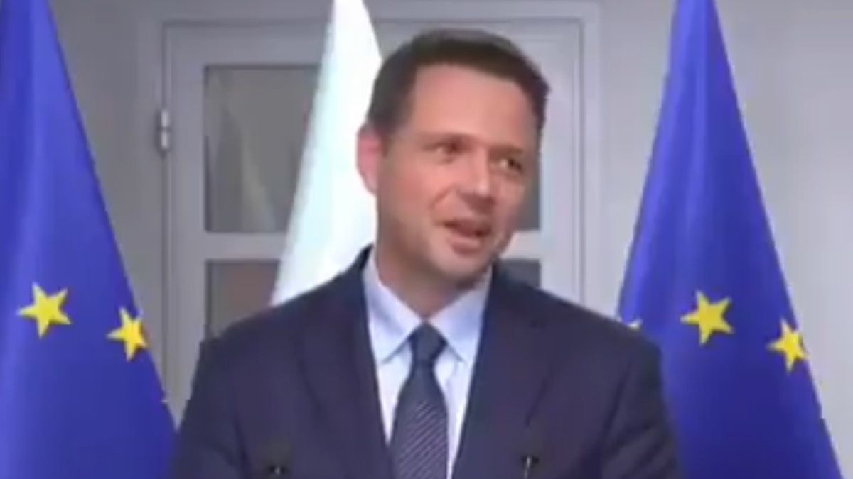 Trzaskowski nie krył rozbawienia.